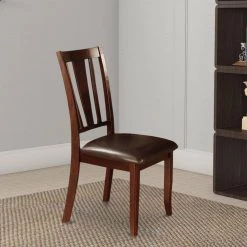 Edgewood I Transitional 39 in. H Espresso Side Chair (Set of 2) by Benjara -Cheap Benjara Store espresso benjara accent chairs bm131246 31 1000