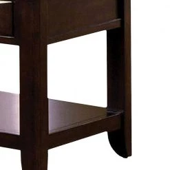 24 in. Espresso Wooden End Table by Benjara -Cheap Benjara Store espresso benjara end side tables bm123128 31 1000