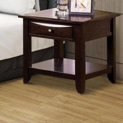 24 in. Espresso Wooden End Table by Benjara -Cheap Benjara Store espresso benjara end side tables bm123128 c3 1000