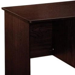 24 in. W Espresso Brown 3 Drawer Wooden Computer Desk with Lock System by Benjara -Cheap Benjara Store espresso brown benjara computer desks bm148329 77 1000