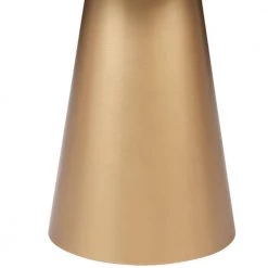 Small Brown and Gold Round Wooden Top Corner Table with Metal Conical Base by Benjara 8 Small Brown and Gold Round Wooden Top Corner Table with Metal Conical Base by Benjara -Cheap Benjara Store gold and brown benjara console tables bm209075 4f 1000