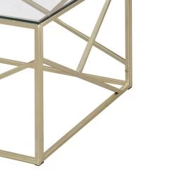 3-Piece 48 in. Gold/Clear Large Rectangle Glass Coffee Table Set with Open Geometric Base by Benjara 9 3-Piece 48 in. Gold/Clear Large Rectangle Glass Coffee Table Set with Open Geometric Base by Benjara -Cheap Benjara Store gold and clear benjara coffee tables bm207983 1f 1000