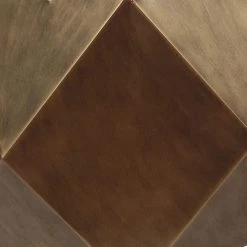 27 Inch Gold Hexagonal Top Metal Faceted Coffee Table (Set of 2) by Benjara -Cheap Benjara Store gold benjara coffee tables bm240967 4f 1000