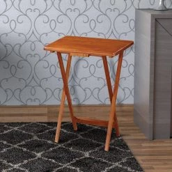 Charming 5-piece Golden Brown Tray Table Set by Benjara 13 Charming 5-piece Golden Brown Tray Table Set by Benjara -Cheap Benjara Store golden brown benjara coffee tables bm156085 31 1000