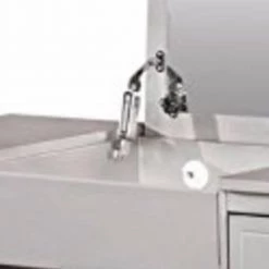 Gray and Beige Wooden Vanity with Flip Top Mirror and Cushioned Stool (30 in. x 36 in. x 18 in. ) by Benjara -Cheap Benjara Store gray and beige benjara makeup vanities bm144155 4f 1000