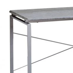 22 in. H with Gray and Silver Sled Base Rectangular Writing Desk with X-Shape Back and Wood Top by Benjara 7 22 in. H with Gray and Silver Sled Base Rectangular Writing Desk with X-Shape Back and Wood Top by Benjara -Cheap Benjara Store gray and silver benjara writing desks bm209625 4f 1000
