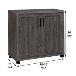 Gray Wooden Accent Cabinet with 2-Doors with Grain Details by Benjara 12 Gray Wooden Accent Cabinet with 2-Doors with Grain Details by Benjara -Cheap Benjara Store gray benjara accent cabinets bm245888 44 1000