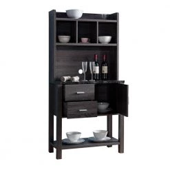 Multi Storage Gray Distressed Wooden Baker's Rack with 2-Utility Drawers by Benjara 10 Multi Storage Gray Distressed Wooden Baker's Rack with 2-Utility Drawers by Benjara -Cheap Benjara Store gray benjara baker s racks bm179597 c3 1000