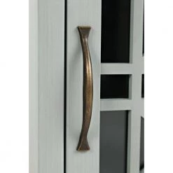 25 in. Gray Wooden Chair side Table with Hidden Power Charger by Benjara -Cheap Benjara Store gray benjara end side tables bm184059 fa 1000