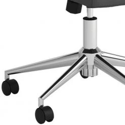 Gray Padded Panel Back Faux Leather Office Chair with Horizontal Stitching by Benjara 11 Gray Padded Panel Back Faux Leather Office Chair with Horizontal Stitching by Benjara -Cheap Benjara Store gray benjara executive chairs bm242032 1f 1000