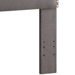 62 in. Gray Wooden Full Queen Size Headboard with Nail head Trim Details by Benjara 9 62 in. Gray Wooden Full Queen Size Headboard with Nail head Trim Details by Benjara -Cheap Benjara Store gray benjara headboards bm144120 1f 1000