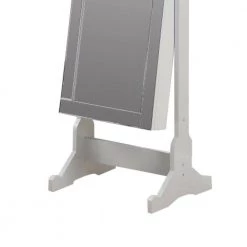 Beautiful Gray Jewelry Cheval Mirror with Interior Storage (15 in. L x 20.75 in. W x 57 in. H) by Benjara 9 Beautiful Gray Jewelry Cheval Mirror with Interior Storage (15 in. L x 20.75 in. W x 57 in. H) by Benjara -Cheap Benjara Store gray benjara jewelry armoires bm160113 1f 1000