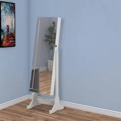 Beautiful Gray Jewelry Cheval Mirror with Interior Storage (15 in. L x 20.75 in. W x 57 in. H) by Benjara 11 Beautiful Gray Jewelry Cheval Mirror with Interior Storage (15 in. L x 20.75 in. W x 57 in. H) by Benjara -Cheap Benjara Store gray benjara jewelry armoires bm160113 31 1000