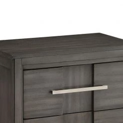 2-Drawers Gray Night Stand (24 in. H x 23.62 in. W x 16 in. D) by Benjara -Cheap Benjara Store gray benjara nightstands bm182990 c3 1000