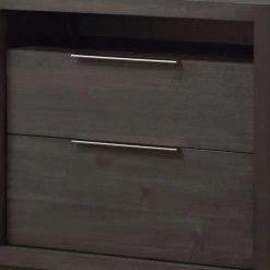 Gray Wooden Nightstand with Two Drawers and One Open Shelf 16 in. L x 32 in. W x 29 in. H by Benjara 10 Gray Wooden Nightstand with Two Drawers and One Open Shelf 16 in. L x 32 in. W x 29 in. H by Benjara -Cheap Benjara Store gray benjara nightstands bm187666 44 1000