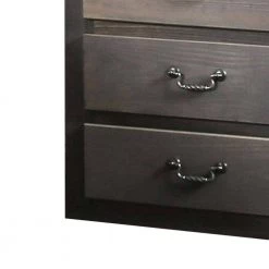 3-Drawer Gray Night Stand with Weathered Exterior (30 in. x 30 in. x 20 in.) by Benjara 11 3-Drawer Gray Night Stand with Weathered Exterior (30 in. x 30 in. x 20 in.) by Benjara -Cheap Benjara Store gray benjara nightstands bm252436 1f 1000