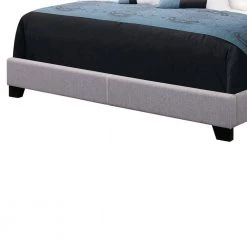 Explicitly Crisp Gray Upholstered California King Bed by Benjara 11 Explicitly Crisp Gray Upholstered California King Bed by Benjara -Cheap Benjara Store gray benjara platform beds bm172151 1f 1000