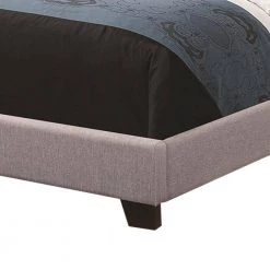 Explicitly Crisp Gray Upholstered California King Bed by Benjara 13 Explicitly Crisp Gray Upholstered California King Bed by Benjara -Cheap Benjara Store gray benjara platform beds bm172151 fa 1000