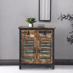 Multi Color Storage Cabinet with 2-Drawers and 2-Doors by Benjara 11 Multi Color Storage Cabinet with 2-Drawers and 2-Doors by Benjara -Cheap Benjara Store multi color benjara accent cabinets bm232485 31 1000