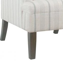 37 in. Height Multi-Color with Wing Back Stripped Pattern Fabric Upholstered Wooden Accent Chair by Benjara -Cheap Benjara Store multi color benjara accent chairs bm194022 4f 1000