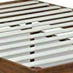 Natural Brown Slatted Queen Size Wooden Bed Frame with Turned Legs by Benjara 9 Natural Brown Slatted Queen Size Wooden Bed Frame with Turned Legs by Benjara -Cheap Benjara Store natural brown benjara panel beds bm203419 1f 1000