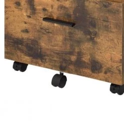 Oak Brown and Black Wooden File Cabinet with Open Compartment and Drawer by Benjara -Cheap Benjara Store oak brown and black benjara file cabinets bm185353 c3 1000