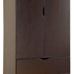 Red Cocoa and Brown Wooden Wardrobe with Bottom Drawers and 2-Doors (70 in. H x 31.5 in. W x 20.75 in. D) by Benjara 15 Red Cocoa and Brown Wooden Wardrobe with Bottom Drawers and 2-Doors (70 in. H x 31.5 in. W x 20.75 in. D) by Benjara -Cheap Benjara Store red cocoa brown benjara armoires wardrobes bm141820 4f 1000