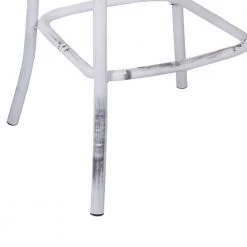 Zaire 43.31 in. H Walnut Brown and Antique White Bar Chair by Benjara -Cheap Benjara Store walnut antique white benjara bar stools bm152030 1f 1000