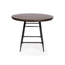 Industrial 36 in. H Weathered Gray Counter Height Table by Benjara -Cheap Benjara Store weathered brown and black benjara bar tables bm123810 44 1000