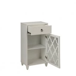 33 in. H White Wooden Accent Cabinet with 1-Drawer by Benjara 9 33 in. H White Wooden Accent Cabinet with 1-Drawer by Benjara -Cheap Benjara Store white benjara accent cabinets bm157336 77 1000
