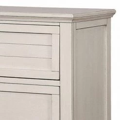41.75 in. H x 29 in. W x 17 in. L Antique White Chest with 4-Drawers and Metal Pulls by Benjara 11 41.75 in. H x 29 in. W x 17 in. L Antique White Chest with 4-Drawers and Metal Pulls by Benjara -Cheap Benjara Store white benjara chest of drawers bm252422 c3 1000