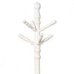 Prismo White Transitional Style Coat Rack by Benjara -Cheap Benjara Store white benjara coat racks bm122987 4f 1000
