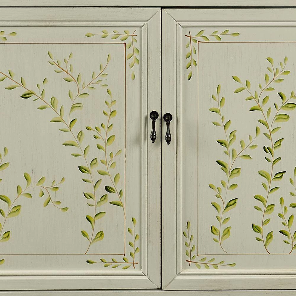 41 in. White Standard Rectangle Wood Console Table with 2-Drawers by Benjara 3 41 in. White Standard Rectangle Wood Console Table with 2-Drawers by Benjara - Image 3