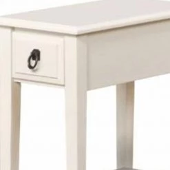 23 in.Smart Looking White Side Table by Benjara -Cheap Benjara Store white benjara end side tables bm157268 31 1000