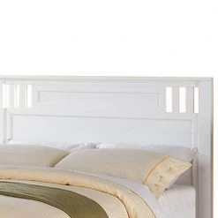 Fantastic White Wooden Full Bed by Benjara -Cheap Benjara Store white benjara loft beds bm171657 4f 1000