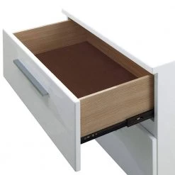 Contemporary 2-Drawer White Wooden Nightstand by Benjara 12 Contemporary 2-Drawer White Wooden Nightstand by Benjara -Cheap Benjara Store white benjara nightstands bm123071 4f 1000