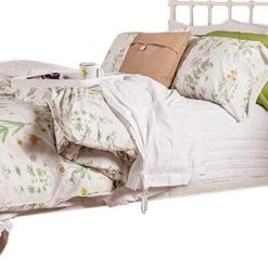 White Sophisticated Metal Queen Bed by Benjara -Cheap Benjara Store white benjara platform beds bm123749 1f 1000