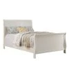 Spellbinding Clean White Wooden Twin Bed by Benjara