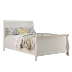 Spellbinding Clean White Wooden Twin Bed by Benjara 16 Spellbinding Clean White Wooden Twin Bed by Benjara -Cheap Benjara Store white benjara sleigh beds bm168419 fa 1000
